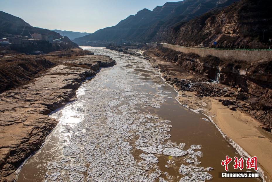 黄河壶口段流凌封河现象，壮丽景象与生态保护的双面挑战